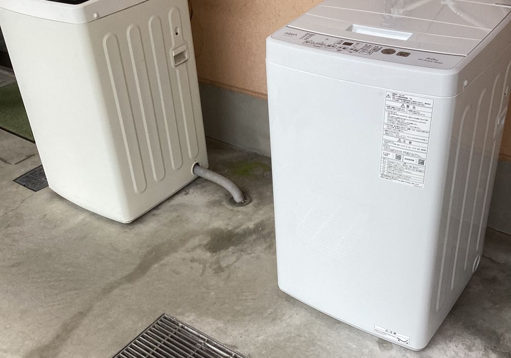 新しい洗濯機の導入